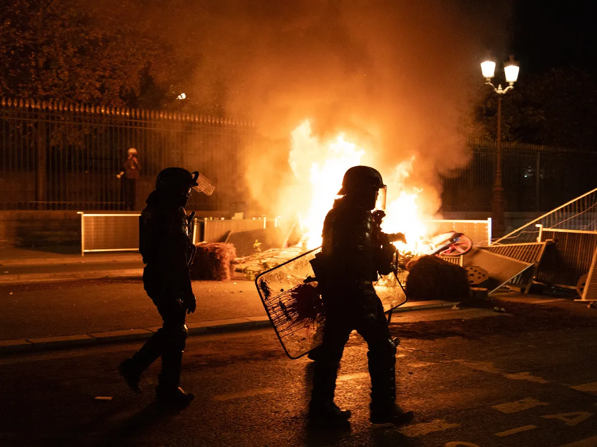 Franța proteste - Foto; Profimedia Images