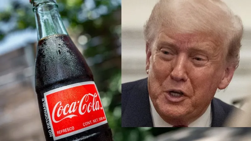 Coca-Cola cu adevărat lansează o nouă versiune de suc, aprobată de Trump - Foto: Profimedia Images. montaj foto