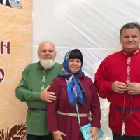 Silviu Feodor, șeful lipovenilor din România, în costum popular, în roșu Foto: Facebook