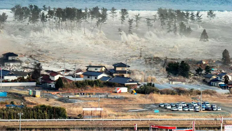 Înălţimea maximă a valului tsunami a fost măsurată la 38,9 metri. / Foto: digi24.ro