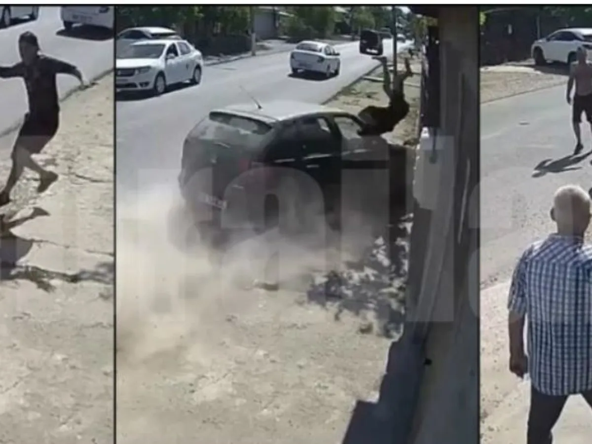 Reglare de conturi la Brăila în stil mafiot/foto: captură video