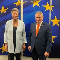 Lucian Bode și Ylva Johansson- Foto: Facebook