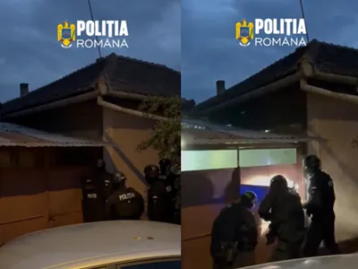 Percheziții - Foto: captură Poliția Română