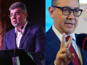 Marcel Ciolacu va propune excluderea din PSD a lui Victor Ponta, în Consiliul Politic Național - Foto: Profimedia Images