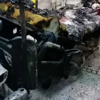 Un pat ars din secția de terapie intensivă de la Spitalul Județean Piatra Neamț/FOTO: Exploziv TV Neamţ