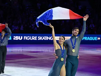 Guillaume Cizeron şi Laurence Fournier Beaudry, noii campioni mondiali la dans pe gheață - Foto: Profimedia Images