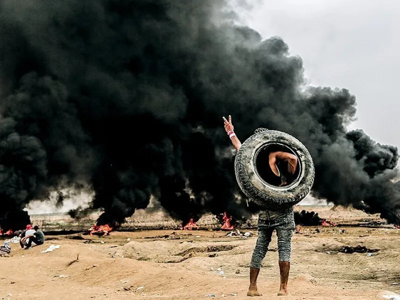 Protest în Gaza