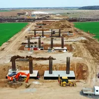 Cum merg lucrările la autostrada chinezească de 80.000.000 € de lângă București - Foto: Facebook / API