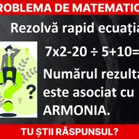 Problemă de matematică Foto: Newsweek România