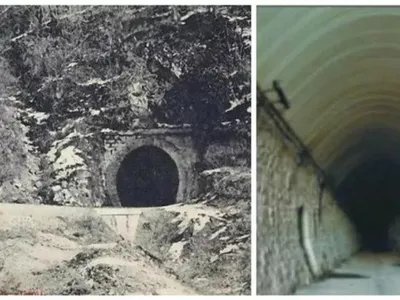 Tunelul secret din Munții Bucegi a cărui intrare a fost betonată de autorități. Ce se ascunde aici? - Foto: Colaj