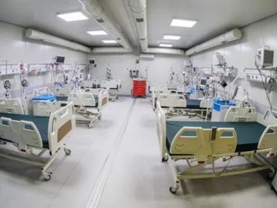 Spital mobil dotat cu echipamente medicale, nefolosit din aprilie 2022, la Iași. Care este motivul - Foto: Ziarul de Iași