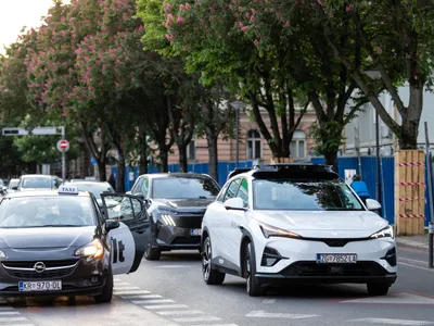 Robo-taxi Verne în Zagreb - Foto: Profimedia Images