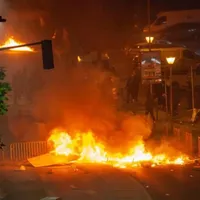 Incendiu în Montreuil, în timpul protestelor provocate de moartea lui Nahel - Foto: Profimedia Images