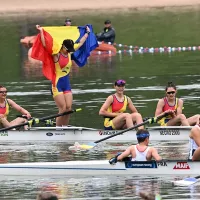 Echipa patru cârmaci fete, la Campionatul European U19 - Foto: Detlev Seyb/MyRowingPhoto.com