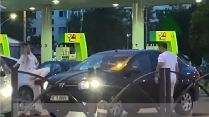 Iubita cu macetă a posesorului de BMW care a atacat cu crosa de golf, reținută. Bătăușul, eliberat Foto: captură Europol