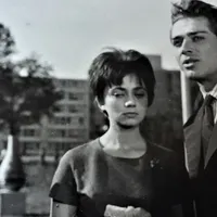 Alături de Valeria Seciu, în filmul „Casa neterminată”, din 1964, regizat de Andrei Blaier - Foto: Facebook/Cineclic