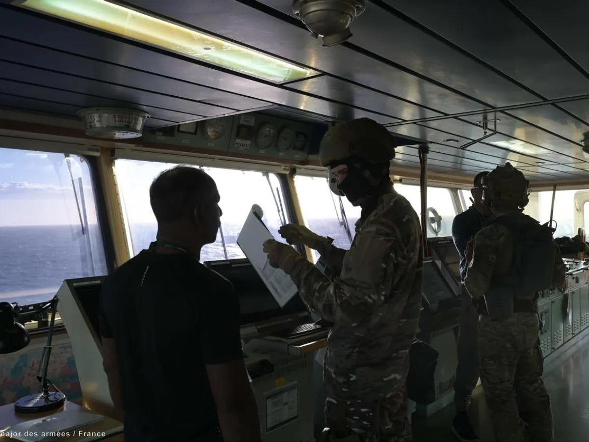 Marina franceză a reținut petrolierul rusesc Grinch - Foto: Profimedia Images