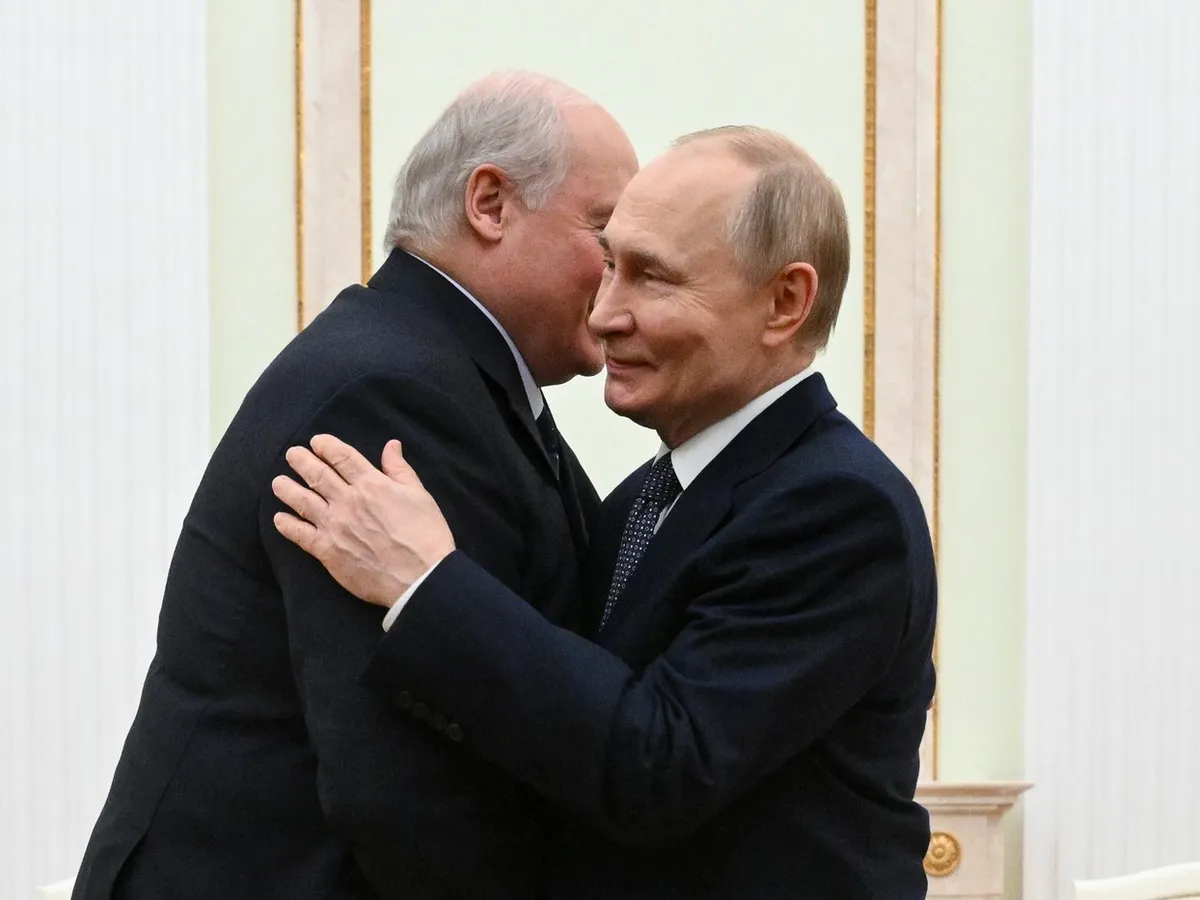 Vladimir Putin și Alexandr Lukașenko, președintele Belarus, aliați în războiul împotriva Ucrainei - Foto: Profimedia Images (imagine cu rol ilustrativ)