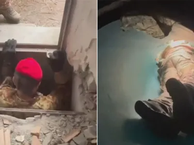 Tunel secret de 120 de metri descoperit în Italia. Ruta subterană de fugă pregătită de mafie - Foto: RAI