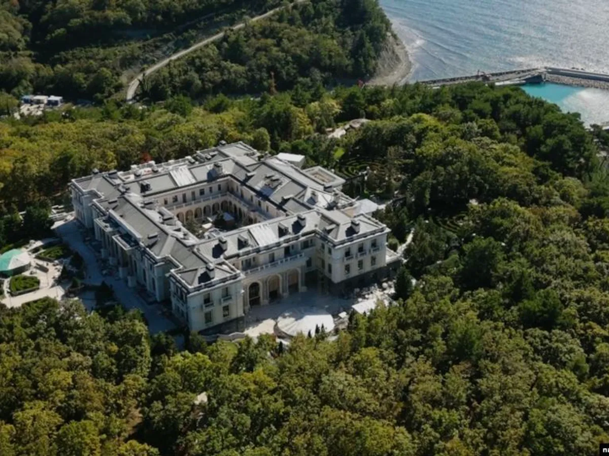 Palatul lui Vladimir Putin/FOTO: navalny.com