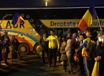 Protest ilegal AUR organizat de George Simion la Iași. În instanţă a spus că el doar trecea pe acolo/FOTO: ziaruldeiasi.ro