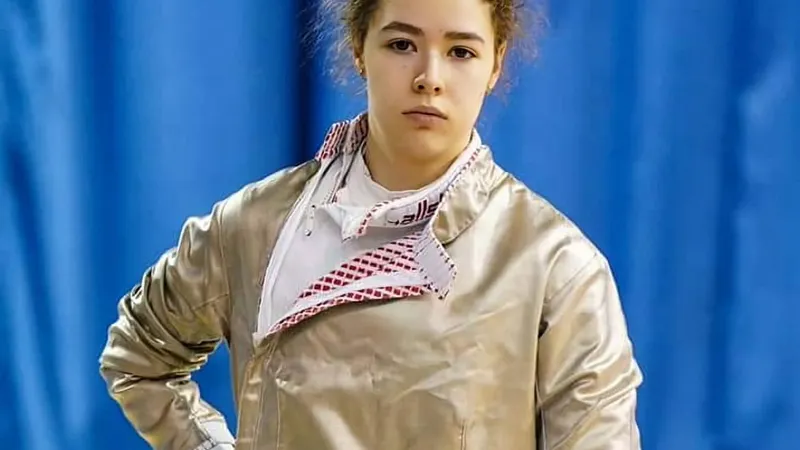 Bronz pentru românca Amalia Stan, în proba de sabie de la Europenele de juniori de la Tallinn. - Foto: Facebook/Federatia Romana de Scrima