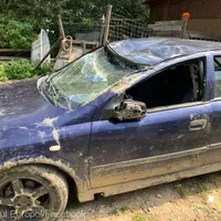 Urmărire ca în filme: Șofer beat, fără permis, cu mașină cu numere false, oprit după zeci de km. / Foto: Sindicatul Europol/Facebook