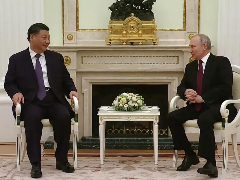 Putin l-a primit pe Xi Jinping la Kremlin-Foto: Profimedia Images