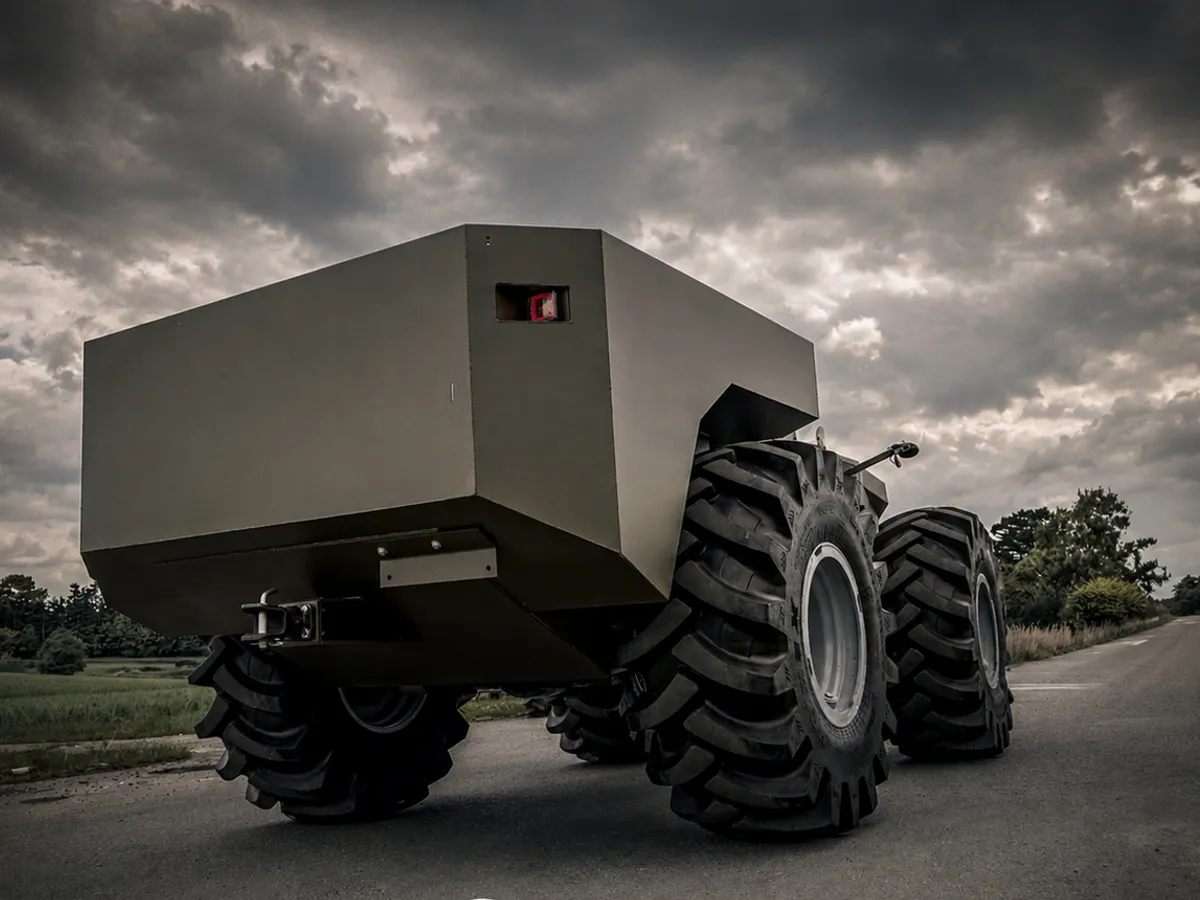 Drona terestră autonomă modulară IRON-690 - Foto: IRUM