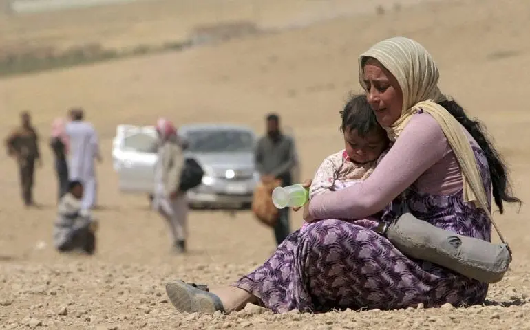 Mii de femei yazidite din Irak, sclave sexuale pentru jihadiști. / Foto: Twitter, FreeYezidiFoundation