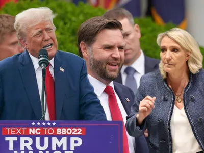 Trump, JD Vance, Rusia și extremiștii proruși din UE fac zid în fața lui Marine Le Pen: Eliberaţi-o - Foto: Profimedia images