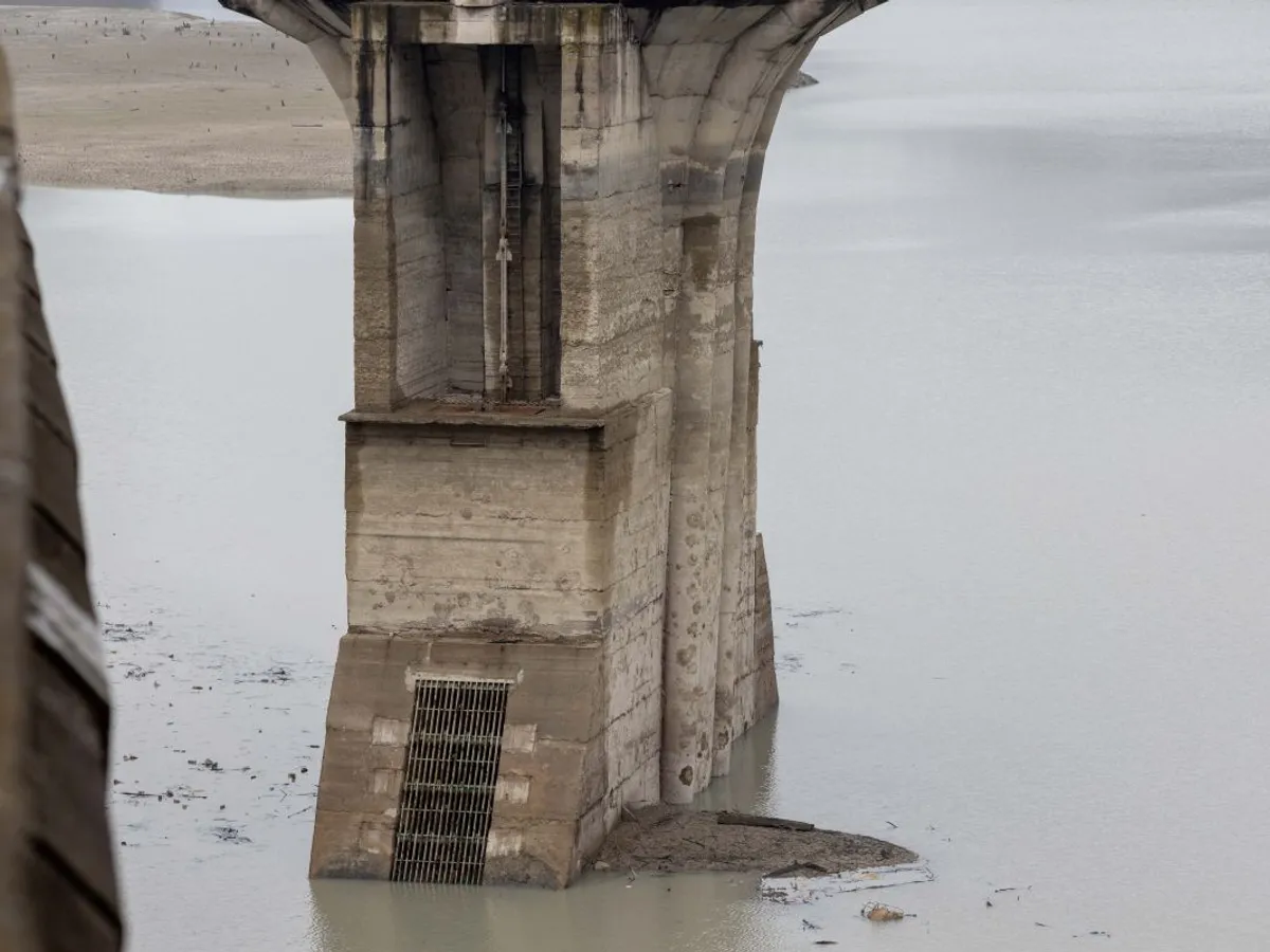 Barajul Paltinu, de pe Valea Doftanei, unde sunt problemele - Foto: INQUAM PHOTOS/Ovidiu Micsik