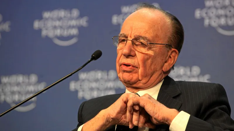 Rupert Murdoch, deţinătorul Fox News, la Forumul Mondial de la Davos - Foto: Flickr