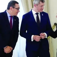 Victor Ponta, Dan Barna și Ludovic Orban, la Cotroceni     Foto: Adevărul