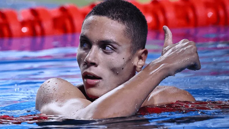 David Popovici a câștigat proba de 200 m liber, în reuniunea Mare Nostrum de la Barcelona - Foto: Profimedia / imagine rol ilustrativ