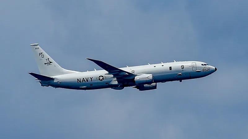 Un avion de supraveghere P-8 Poseidon al Statelor Unite - Foto: Profimedia Images