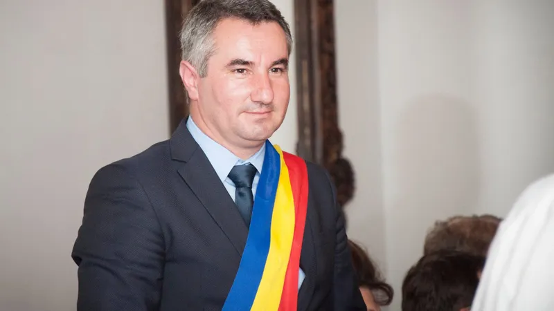 Gheorghe Suhaciu, primarul Făgărașului, întește o finanțare de 600 de milioane de euro/ Foto: salutfagaras.ro