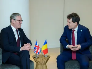 Președintele României, Nicușor Dan, a avut o întâlnire bilaterală cu prim-ministrul britanic Keir Starmer - Foto: X/ Nicușor Dan