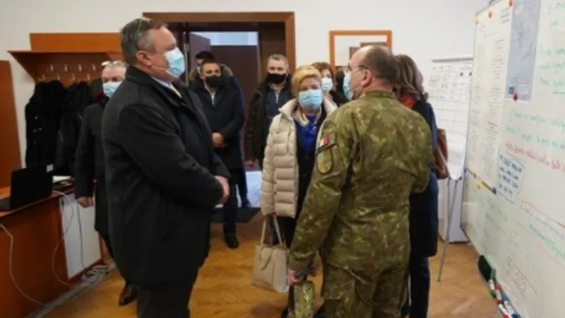 O parte din imaginea postată de Minsterul Apărării pe Facebook, ștearsă ulterior