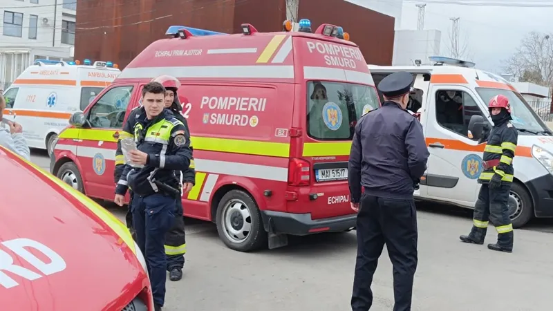 Incendiu la penitenciar. A fost activat Codul Roșu de intervenție. 34 de deținuți, evacuați - Foto: Facebook/ ISU Constanța (arhivă - rol ilustrativ)