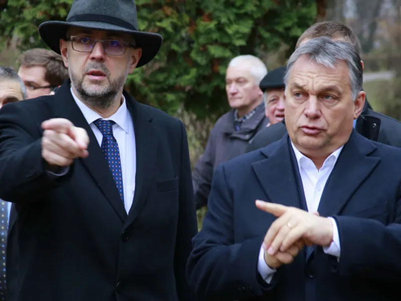 Kelemen Hunor, umil în fața lui Viktor Orban/Foto: INQUAM PHOTOS/ Ghiță Porumb