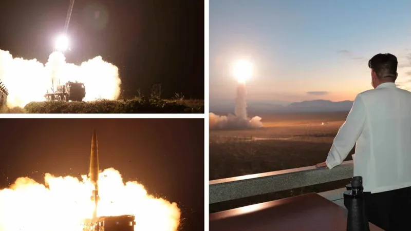 Coreea de Nord transmite că ultimele lansări de rachete au fost cu focoase nucleare tactice - FOTO: IndoPac_Info