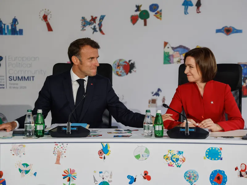 Macron și Maia Sandu Foto: Profimedia Images (rol ilsutrativ)