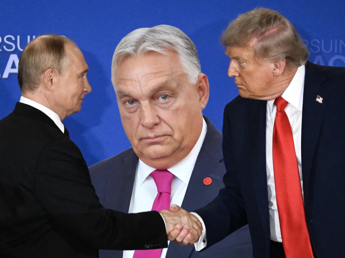 Vladimir Putin, Viktor Orban și Donald Trump - Foto: Profimedia images