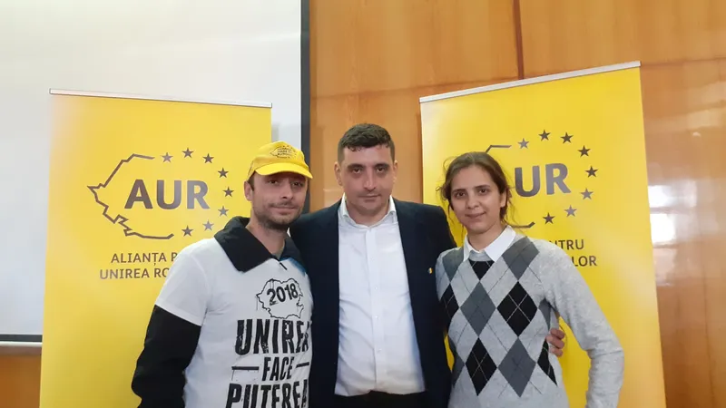 George Simion și Ariadna - Foto: Facebook / Ariadna Cirligeanu