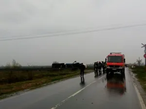 Accident cu o autocisternă cu GPL în Suceava / FOTO: news.ro