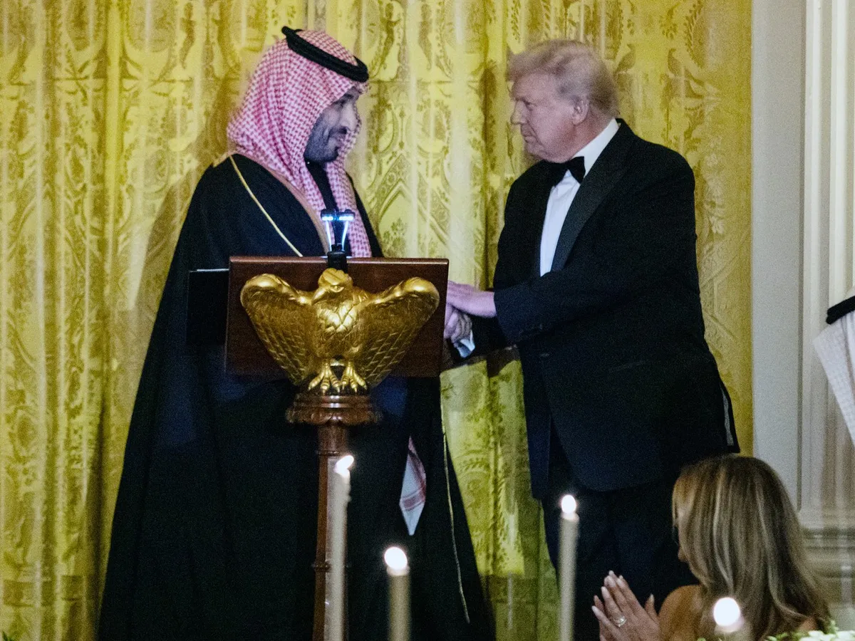 Trump și prințul saudit