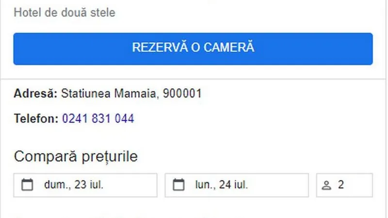 „Condiții” la un hotel de 350 lei pe noapte în Mamaia: Igrasie, pereți scorojiți, baie jalnică - Foto: captură ecran