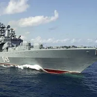 Distrugătorul rusesc Mareşal Shaposhnikov. / Foto: abc.net.au