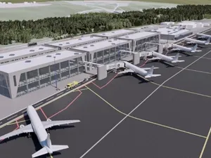 Banii europeni pentru terminalul T4 de la Aeroportul Iași/FOTO: ziaruldeiasi.ro
